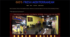 Desktop Screenshot of giosfresh.com